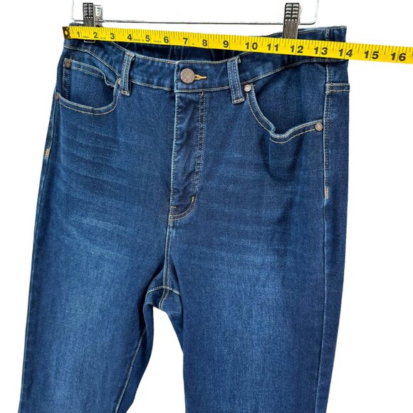 Soft Surroundings Jeans Womens Blue Flex Waist Modal Blend Stretch Denim Size 6 - Picture 7 of 10